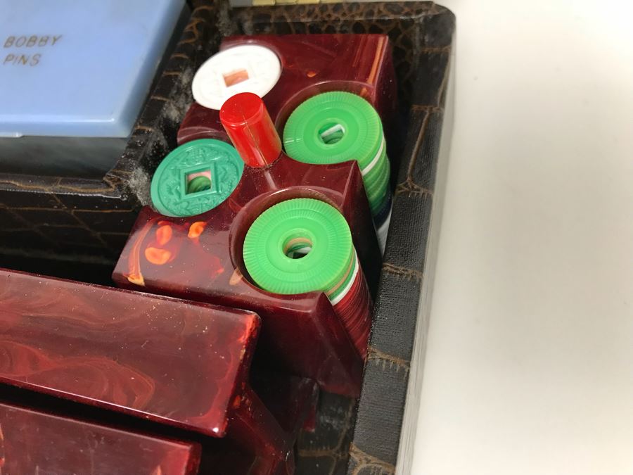 Vintage American ROTTGAMES NYC Bakelite Mah Jongg Set In Case [Photo 14]