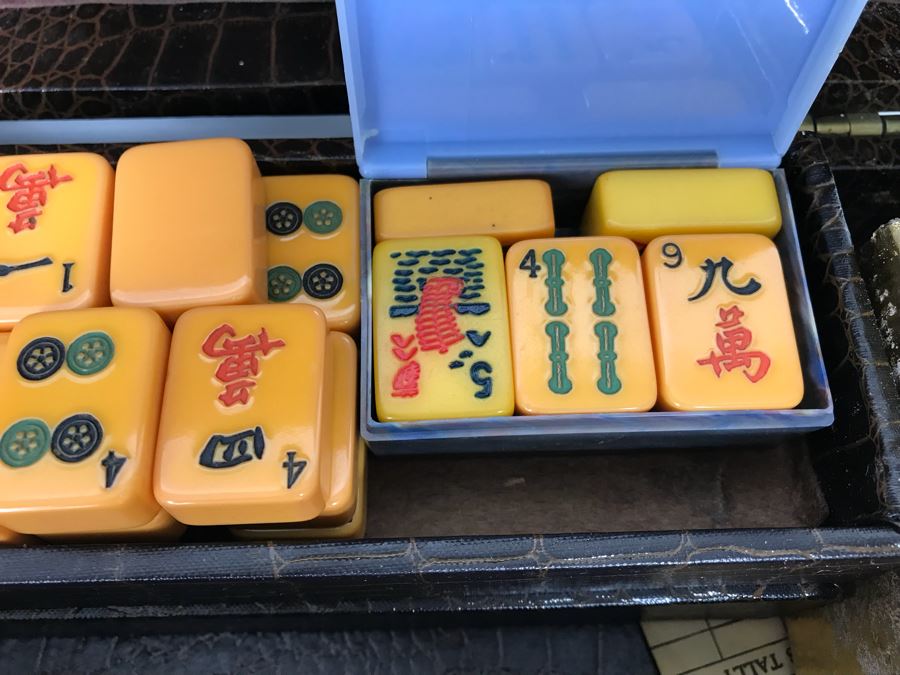 Vintage American ROTTGAMES NYC Bakelite Mah Jongg Set In Case [Photo 18]