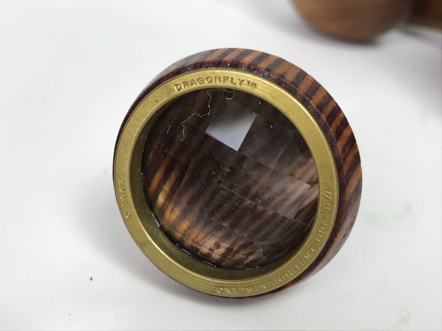 Collection Of Carved And Turned Wooden Art Objects Including A Signed Turned Wooden Bowl By Eugene Santillanes (1935-2015) And Van Cort Instruments Dragonfly [Photo 24]