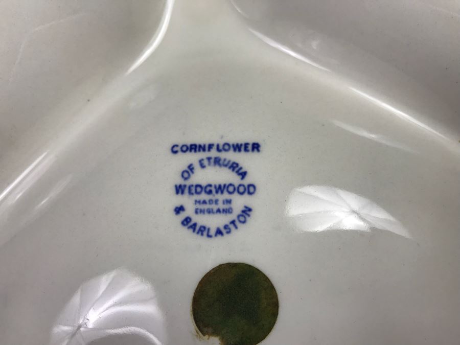 Wedgwood Cornflower Divided Bowl, LENOX Candlesticks, DANSK Gravy Boat, Angel Food Cake Cutter And Various China [Photo 7]