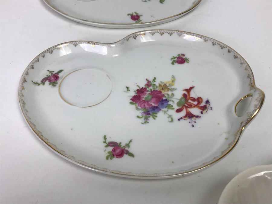 Wedgwood Cornflower Divided Bowl, LENOX Candlesticks, DANSK Gravy Boat, Angel Food Cake Cutter And Various China [Photo 25]