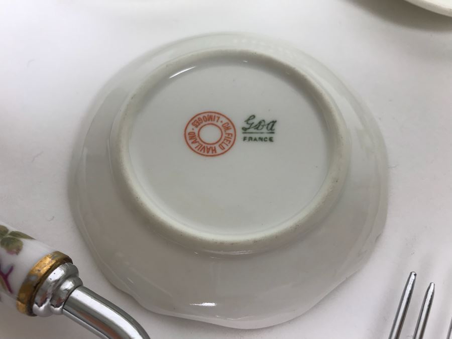 Wedgwood Cornflower Divided Bowl, LENOX Candlesticks, DANSK Gravy Boat, Angel Food Cake Cutter And Various China [Photo 18]