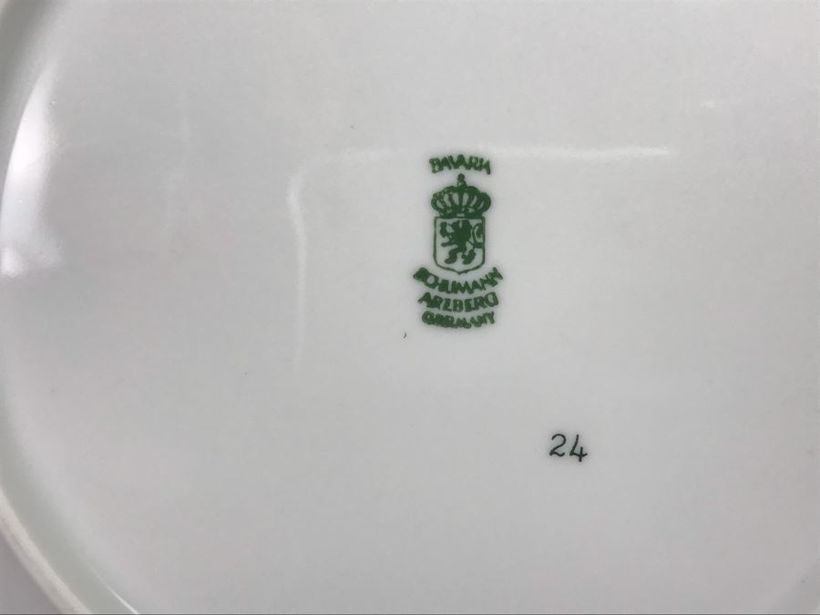 Schumann Bavaria Germany China Set With Coffee Pot, Creamer, Sugar And Plates [Photo 14]