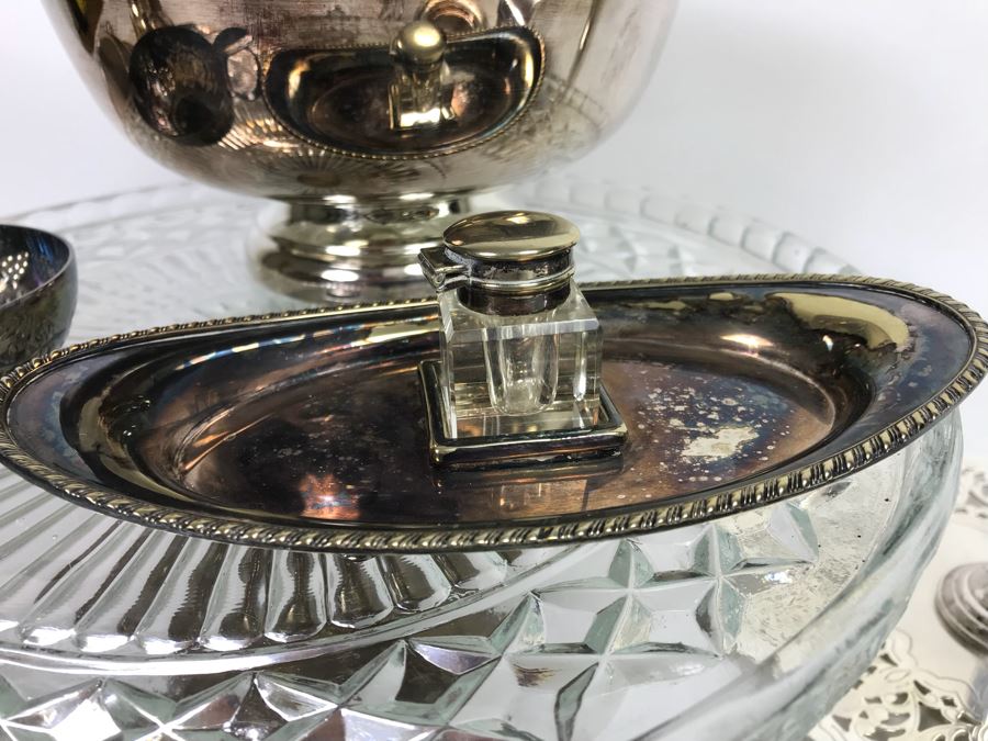 Large Collection Of Over 20 Silverplate Serving Pieces And Items [Photo 11]