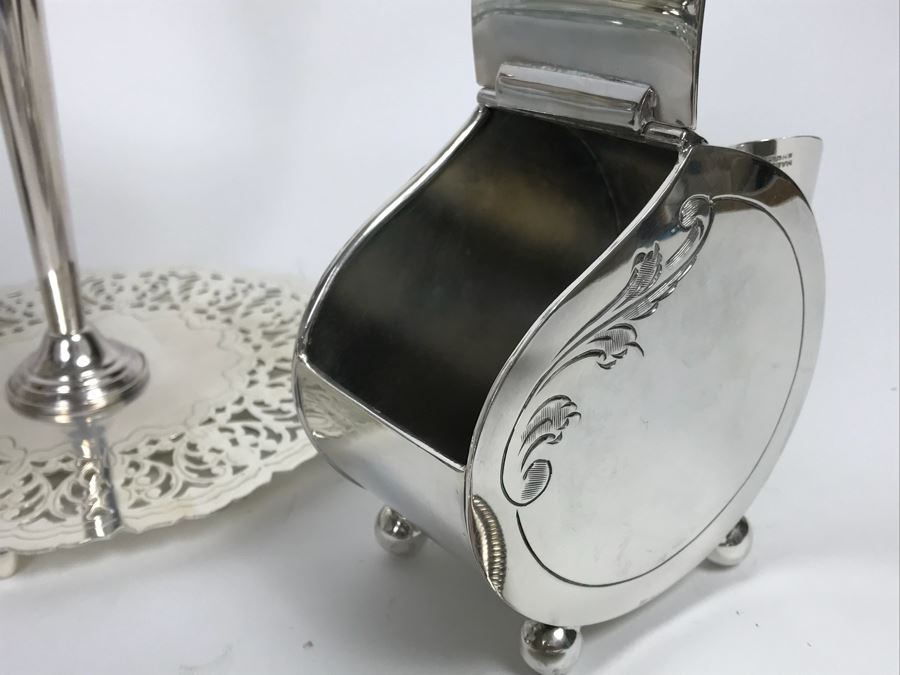 Large Collection Of Over 20 Silverplate Serving Pieces And Items [Photo 20]