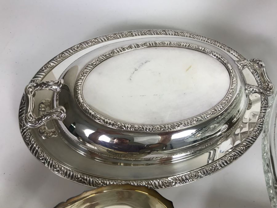 Large Collection Of Over 20 Silverplate Serving Pieces And Items [Photo 14]