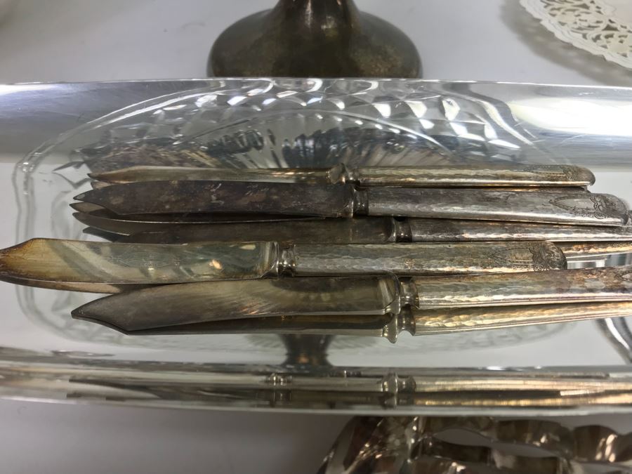 Large Collection Of Over 20 Silverplate Serving Pieces And Items [Photo 7]