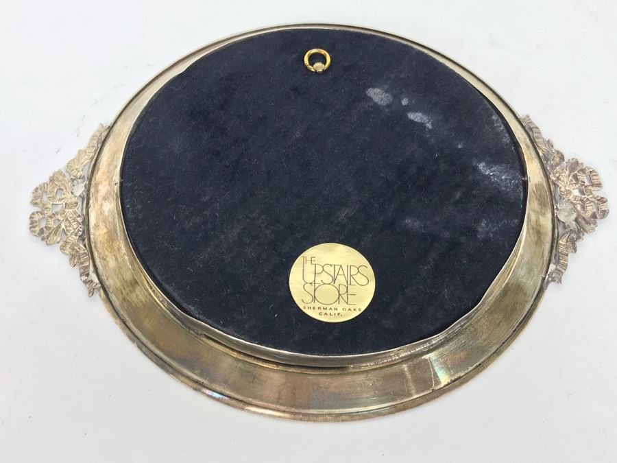 Sterling Silver Box Motif Box And Round Sterling Silver Picture Frame (461g With Glass And Wood Included In Weight) [Photo 12]