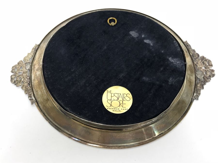 Sterling Silver Box Motif Box And Round Sterling Silver Picture Frame (461g With Glass And Wood Included In Weight) [Photo 11]