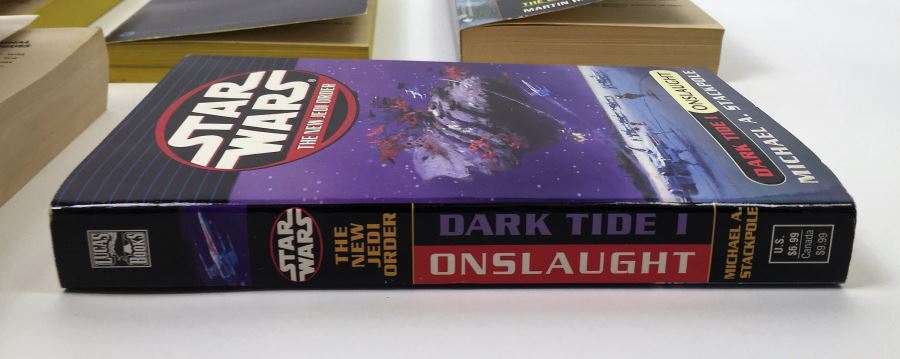 Star Trek: The Disinherited, Twilight Zone, The Further Adventures of Batman; Star Wars: Tales from Jabba's Palace & The New Jedi Order - Signed by Peter David, Robert Bloch, William F. Nolan, William F. Wu, Daryl F. Mallett & Michael A. Stackpole [Photo 33]