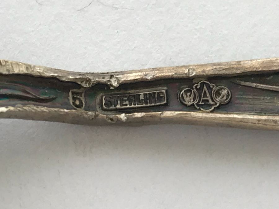 Vintage Sterling Silver Handle And Sterling Silver Frame Glasses With Case [Photo 8]