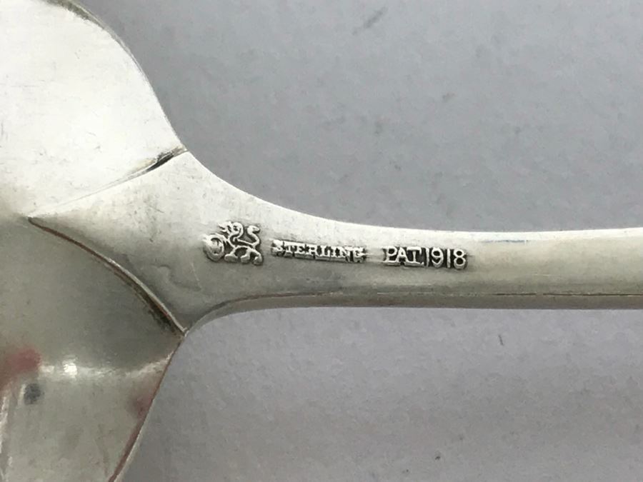 (6) Sterling Silver Spoons, Fork And Ladle Plus Various Sterling Silver Handle Forks, Knives And GORHAM Sterling Handle Letter Opener (91g Of Sterling) [Photo 7]