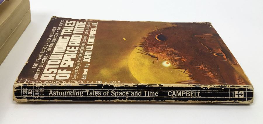Writers of the Future - Signed by Algis Budrys, Bridget McKenna, Gene Wolfe, Ane McCaffrey & Larry Niven; Astounding Tales of Space & Time - Signed by Jack Williamson; The Oddballs - Signed by Algis Budrys, Fritz Leiber, Robert Bloch & Poul Anderson [Photo 17]