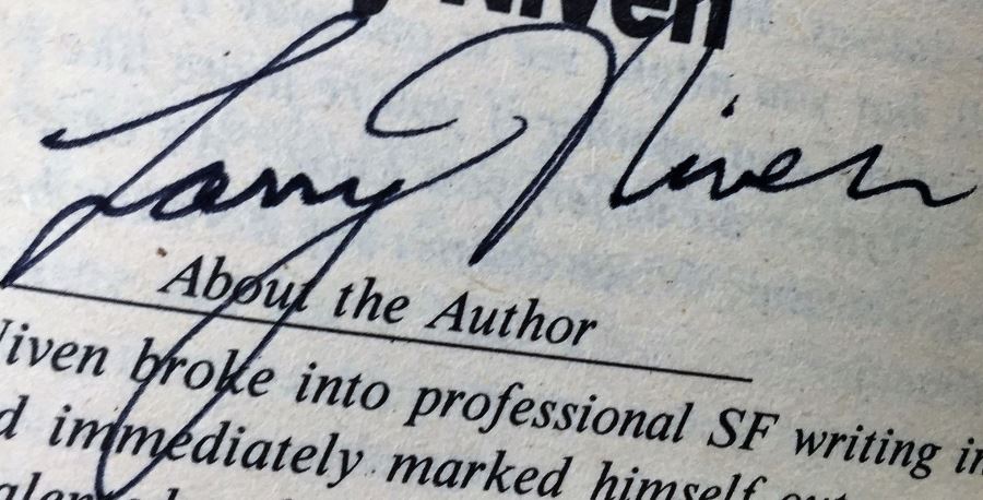 Writers of the Future - Signed by Algis Budrys, Bridget McKenna, Gene Wolfe, Ane McCaffrey & Larry Niven; Astounding Tales of Space & Time - Signed by Jack Williamson; The Oddballs - Signed by Algis Budrys, Fritz Leiber, Robert Bloch & Poul Anderson [Photo 14]