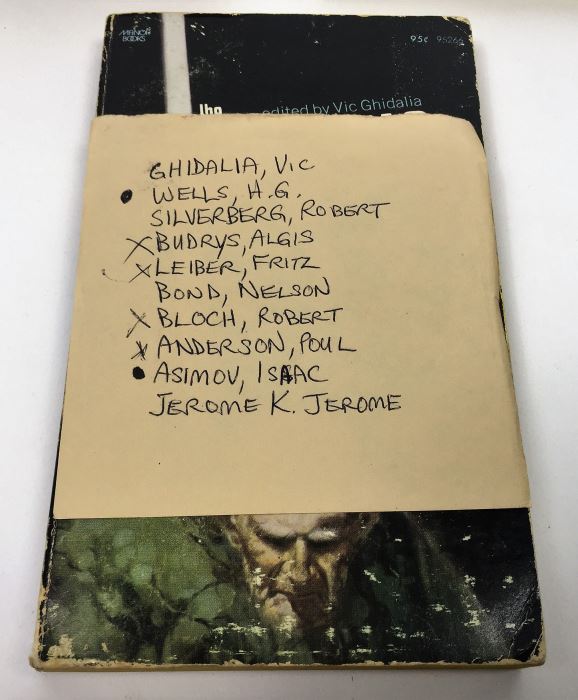 Writers of the Future - Signed by Algis Budrys, Bridget McKenna, Gene Wolfe, Ane McCaffrey & Larry Niven; Astounding Tales of Space & Time - Signed by Jack Williamson; The Oddballs - Signed by Algis Budrys, Fritz Leiber, Robert Bloch & Poul Anderson [Photo 22]