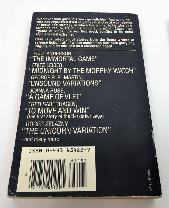 Pawn to Infinity - Signed by Fred Saberhagen, Poul Anderson & George R.R.Martin; Futures to Infinity - Signed by L. Sprague de Camp, A.E. Van Vogt & Ray Bradbury; First Flight: Maiden Voyages in Space & Time - Signed by L. Sprague de Camp [Photo 5]