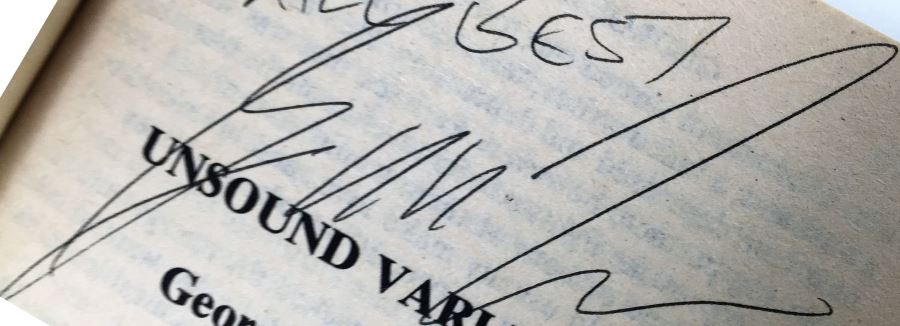 Pawn to Infinity - Signed by Fred Saberhagen, Poul Anderson & George R.R.Martin; Futures to Infinity - Signed by L. Sprague de Camp, A.E. Van Vogt & Ray Bradbury; First Flight: Maiden Voyages in Space & Time - Signed by L. Sprague de Camp [Photo 11]