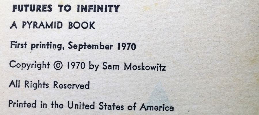 Pawn to Infinity - Signed by Fred Saberhagen, Poul Anderson & George R.R.Martin; Futures to Infinity - Signed by L. Sprague de Camp, A.E. Van Vogt & Ray Bradbury; First Flight: Maiden Voyages in Space & Time - Signed by L. Sprague de Camp [Photo 23]