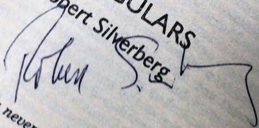Conan the Swordsman - Signed by L. Sprague de Camp; Free Lancers - Signed by Lois McMaster Bujold; Tales from the Spaceport Bar - Signed by Larry NIven, L. Sprague de Camp, Steven Barnes, Spider Robinson, Robert Silverberg, Barry B. Longyear, etc. [Photo 27]