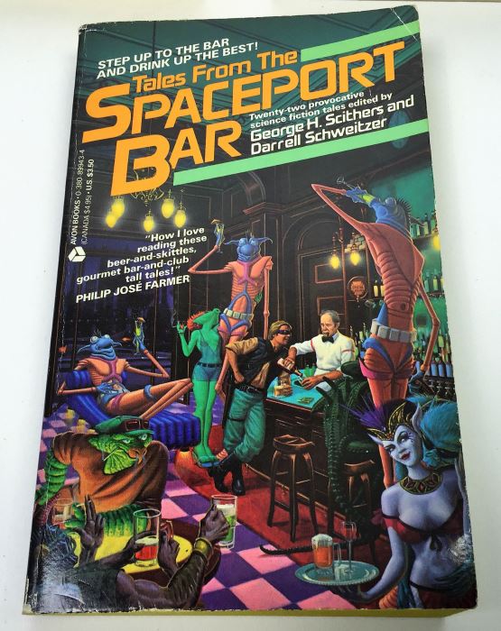 Conan the Swordsman - Signed by L. Sprague de Camp; Free Lancers - Signed by Lois McMaster Bujold; Tales from the Spaceport Bar - Signed by Larry NIven, L. Sprague de Camp, Steven Barnes, Spider Robinson, Robert Silverberg, Barry B. Longyear, etc. [Photo 14]