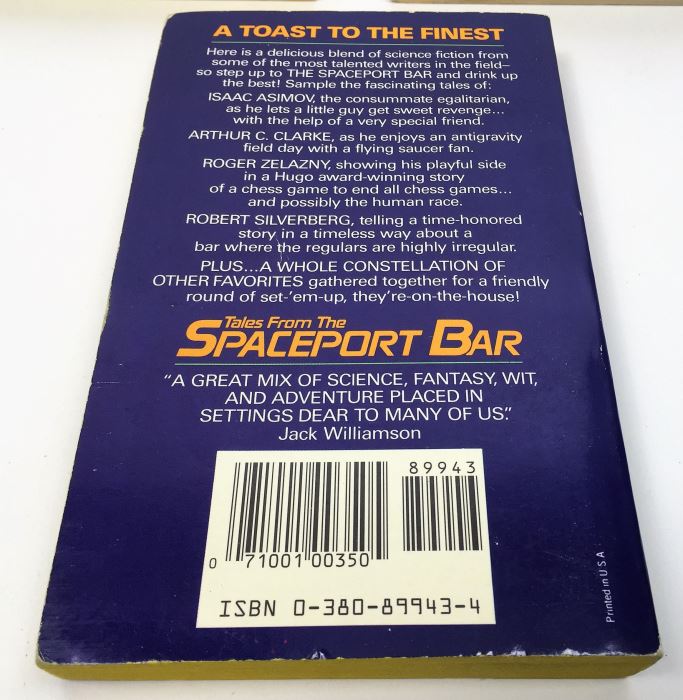 Conan the Swordsman - Signed by L. Sprague de Camp; Free Lancers - Signed by Lois McMaster Bujold; Tales from the Spaceport Bar - Signed by Larry NIven, L. Sprague de Camp, Steven Barnes, Spider Robinson, Robert Silverberg, Barry B. Longyear, etc. [Photo 17]