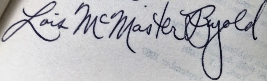 Conan the Swordsman - Signed by L. Sprague de Camp; Free Lancers - Signed by Lois McMaster Bujold; Tales from the Spaceport Bar - Signed by Larry NIven, L. Sprague de Camp, Steven Barnes, Spider Robinson, Robert Silverberg, Barry B. Longyear, etc. [Photo 12]