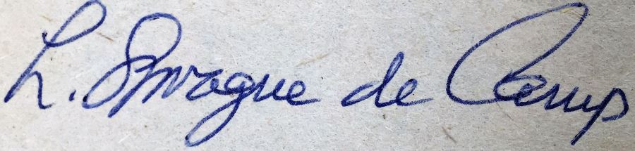 Conan the Swordsman - Signed by L. Sprague de Camp; Free Lancers - Signed by Lois McMaster Bujold; Tales from the Spaceport Bar - Signed by Larry NIven, L. Sprague de Camp, Steven Barnes, Spider Robinson, Robert Silverberg, Barry B. Longyear, etc. [Photo 6]