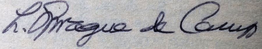 Conan the Swordsman - Signed by L. Sprague de Camp; Free Lancers - Signed by Lois McMaster Bujold; Tales from the Spaceport Bar - Signed by Larry NIven, L. Sprague de Camp, Steven Barnes, Spider Robinson, Robert Silverberg, Barry B. Longyear, etc. [Photo 21]