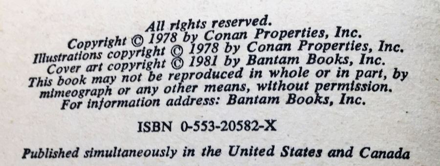 Conan the Swordsman - Signed by L. Sprague de Camp; Free Lancers - Signed by Lois McMaster Bujold; Tales from the Spaceport Bar - Signed by Larry NIven, L. Sprague de Camp, Steven Barnes, Spider Robinson, Robert Silverberg, Barry B. Longyear, etc. [Photo 7]
