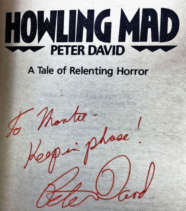 Peter David Collection: Star Trek: The Rift, Howling Mad & The Rocketeer - Signed by Peter David [Photo 12]