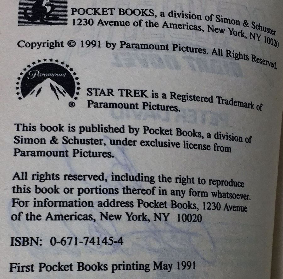 Peter David Collection: Star Trek The Next Generation: Q-in-Law, Vendetta: The Giant Novel, A Rock & A Hard Place, Strike Zone - Signed by Peter David [Photo 13]