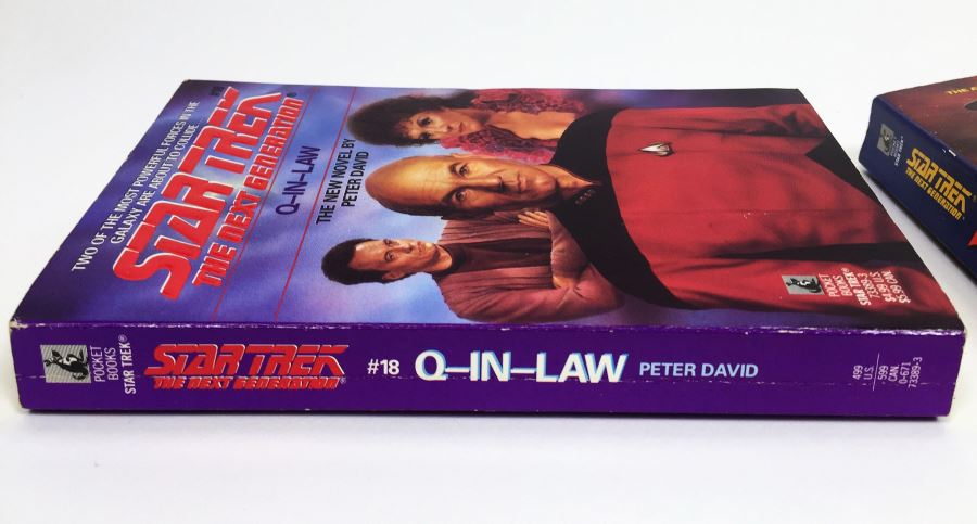 Peter David Collection: Star Trek The Next Generation: Q-in-Law, Vendetta: The Giant Novel, A Rock & A Hard Place, Strike Zone - Signed by Peter David [Photo 7]