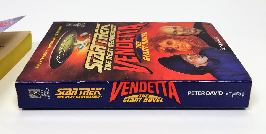Peter David Collection: Star Trek The Next Generation: Q-in-Law, Vendetta: The Giant Novel, A Rock & A Hard Place, Strike Zone - Signed by Peter David [Photo 11]