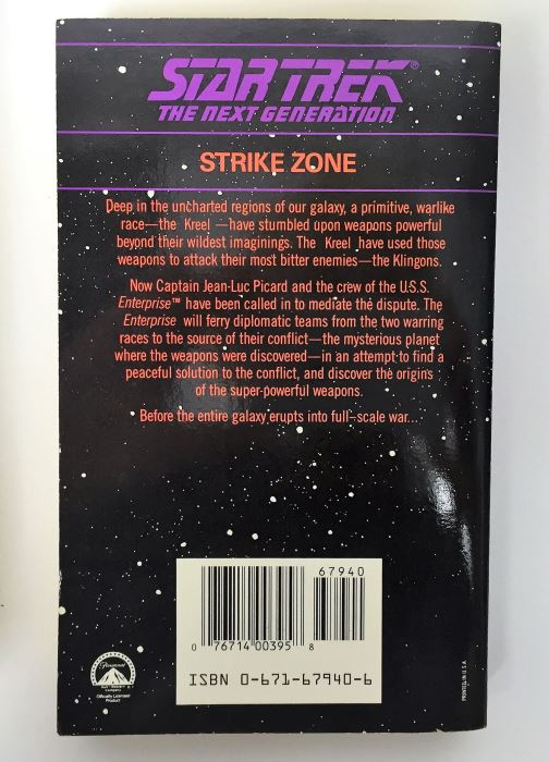 Peter David Collection: Star Trek The Next Generation: Q-in-Law, Vendetta: The Giant Novel, A Rock & A Hard Place, Strike Zone - Signed by Peter David [Photo 18]