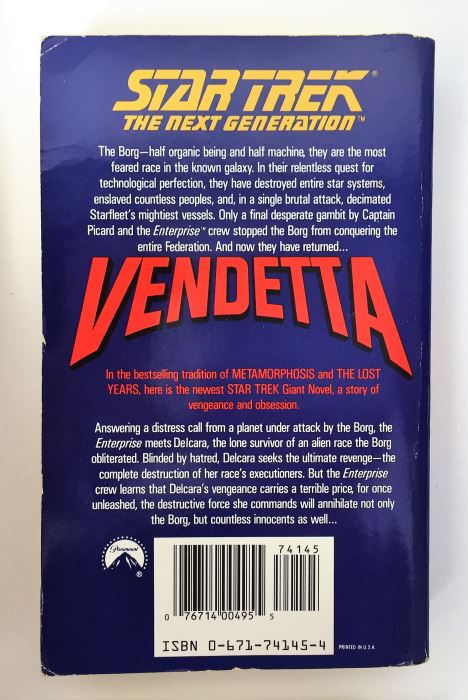 Peter David Collection: Star Trek The Next Generation: Q-in-Law, Vendetta: The Giant Novel, A Rock & A Hard Place, Strike Zone - Signed by Peter David [Photo 10]
