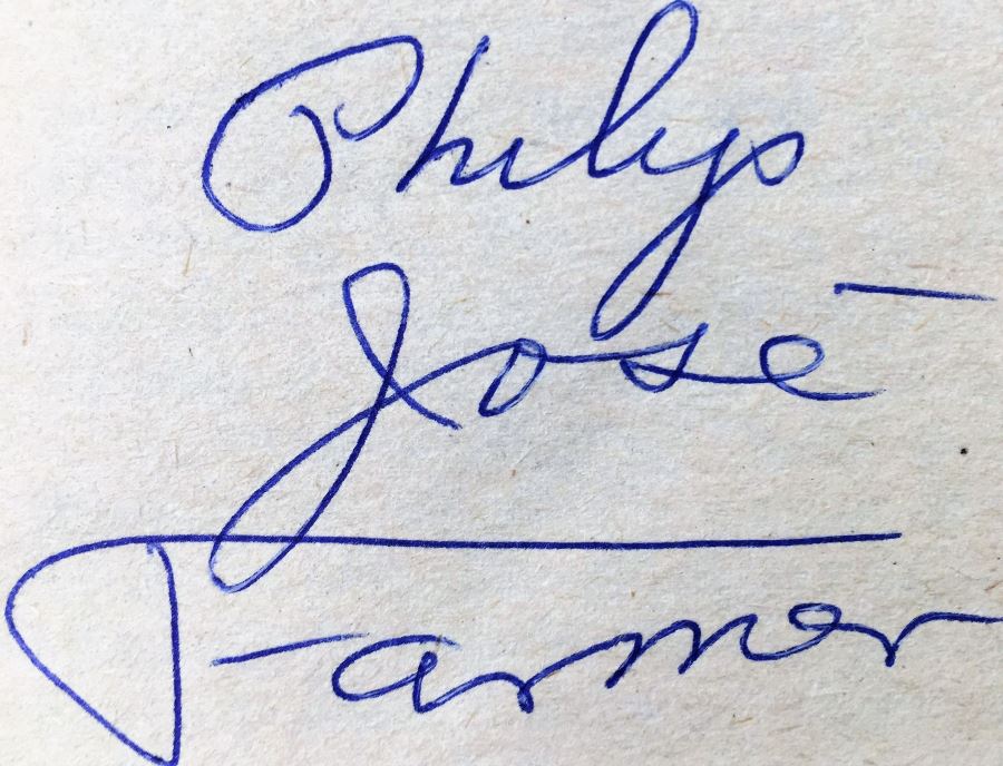 Philip Jose Farmer Collection: Hadon of Ancient Opar & A Private Cosmos - Signed by Philip Jose Farmer [Photo 10]