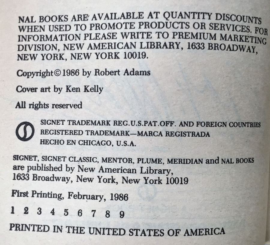 Robert Adams' Horseclans Collection: Trumpets of War #16), The Memories of Milo Morai (#15), A Man Called Milo Morai (#14), Horses of the North (#13), A Woman of the Horseclans (#12) & Champion of the Last Battle (#11) - Signed by Robert Adams [Photo 22]