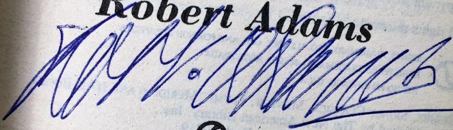 Robert Adams' Horseclans Collection: Trumpets of War #16), The Memories of Milo Morai (#15), A Man Called Milo Morai (#14), Horses of the North (#13), A Woman of the Horseclans (#12) & Champion of the Last Battle (#11) - Signed by Robert Adams [Photo 36]