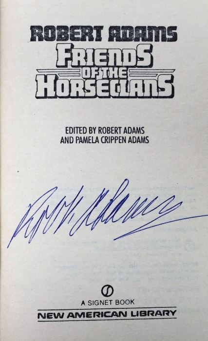 Robert Adams' Horseclans Collection: Friends of the Horseclans, The Coming of the Horseclans, A Cat of Silvery Hue & The Witch Goddess - Signed by Robert Adams [Photo 8]