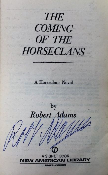 Robert Adams' Horseclans Collection: Friends of the Horseclans, The Coming of the Horseclans, A Cat of Silvery Hue & The Witch Goddess - Signed by Robert Adams [Photo 13]