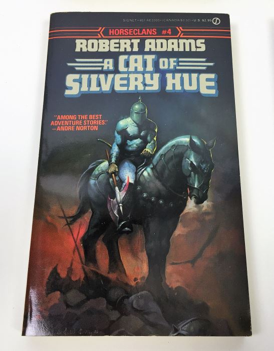 Robert Adams' Horseclans Collection: Friends of the Horseclans, The Coming of the Horseclans, A Cat of Silvery Hue & The Witch Goddess - Signed by Robert Adams [Photo 4]