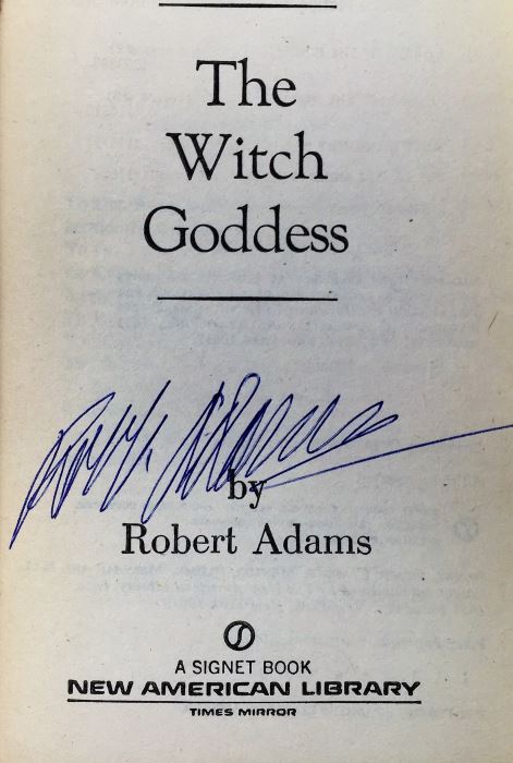 Robert Adams' Horseclans Collection: Friends of the Horseclans, The Coming of the Horseclans, A Cat of Silvery Hue & The Witch Goddess - Signed by Robert Adams [Photo 23]
