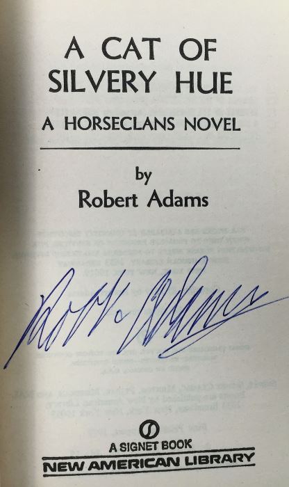 Robert Adams' Horseclans Collection: Friends of the Horseclans, The Coming of the Horseclans, A Cat of Silvery Hue & The Witch Goddess - Signed by Robert Adams [Photo 18]