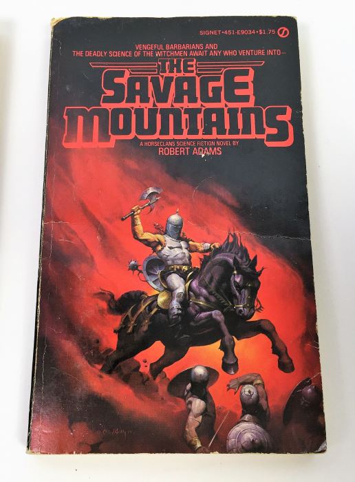 Robert Adams' Horseclans Collection: The Patrimony, The Savage Mountains, The Death of a Legend & The Seven Magical Jewels of Ireland - Signed by Robert Adams [Photo 3]