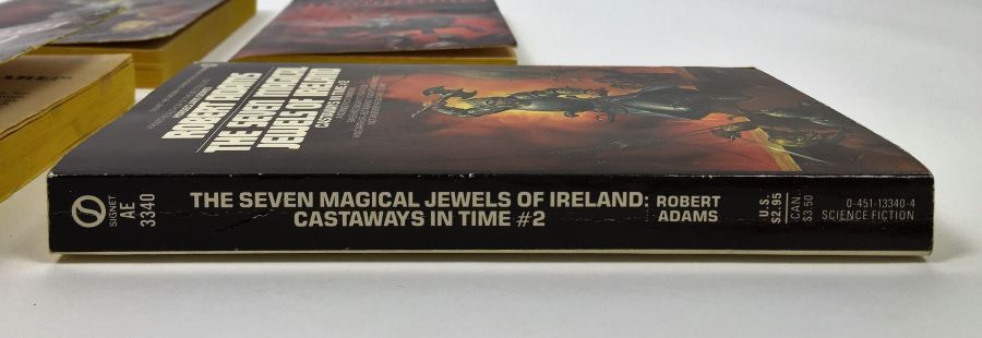 Robert Adams' Horseclans Collection: The Patrimony, The Savage Mountains, The Death of a Legend & The Seven Magical Jewels of Ireland - Signed by Robert Adams [Photo 21]