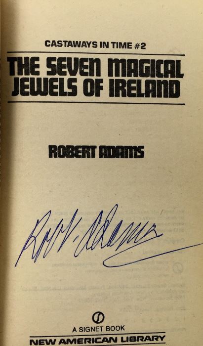 Robert Adams' Horseclans Collection: The Patrimony, The Savage Mountains, The Death of a Legend & The Seven Magical Jewels of Ireland - Signed by Robert Adams [Photo 23]