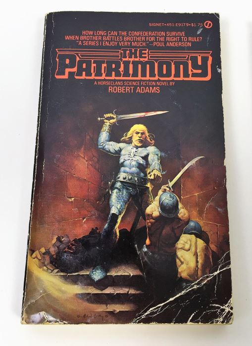 Robert Adams' Horseclans Collection: The Patrimony, The Savage Mountains, The Death of a Legend & The Seven Magical Jewels of Ireland - Signed by Robert Adams [Photo 2]