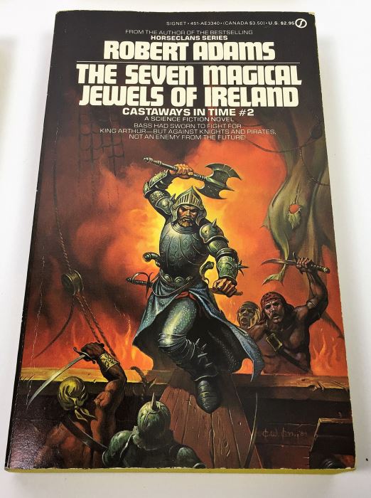 Robert Adams' Horseclans Collection: The Patrimony, The Savage Mountains, The Death of a Legend & The Seven Magical Jewels of Ireland - Signed by Robert Adams [Photo 5]