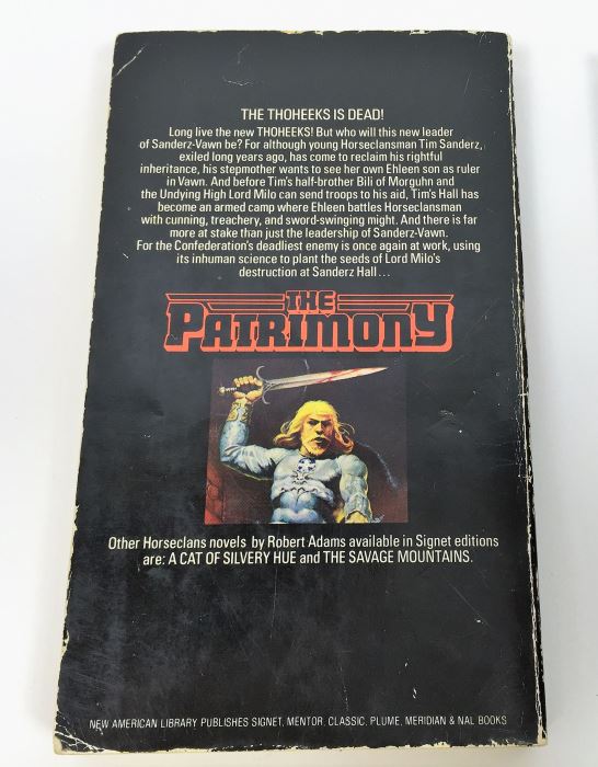 Robert Adams' Horseclans Collection: The Patrimony, The Savage Mountains, The Death of a Legend & The Seven Magical Jewels of Ireland - Signed by Robert Adams [Photo 7]