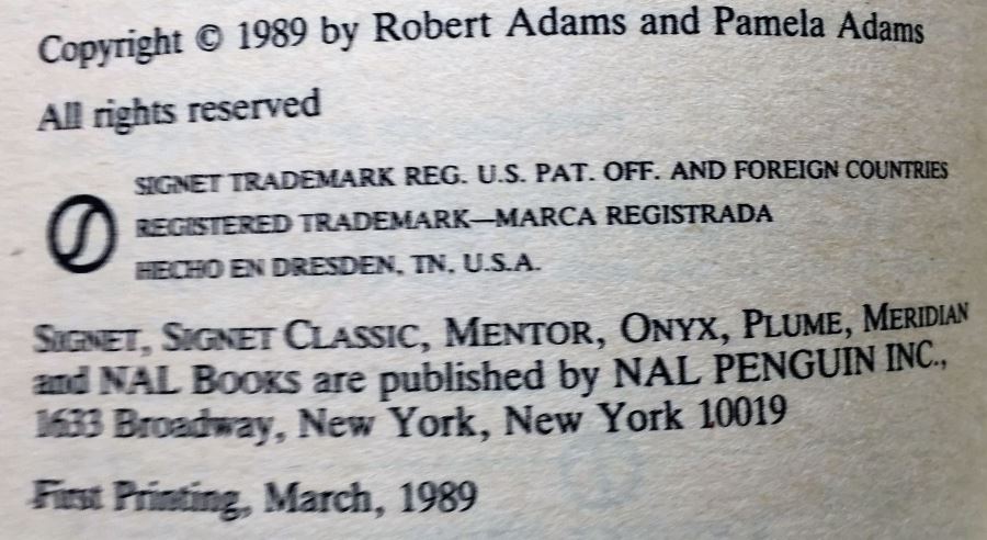 Robert Adams Collection: Phantom Regiments & Friends of the Horseclans II - Multiple signatures: Martin Greenberg, Larry Niven, Harry Turtledove, Susan Shwartz, Steven Barnes & Mercedes Lackey [Photo 22]